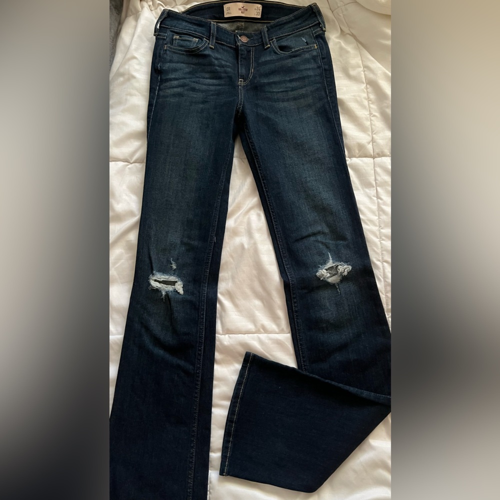 Hollister Dark Wash Bootcut Jeans